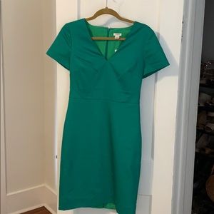 NWT Green JCrew Dress
